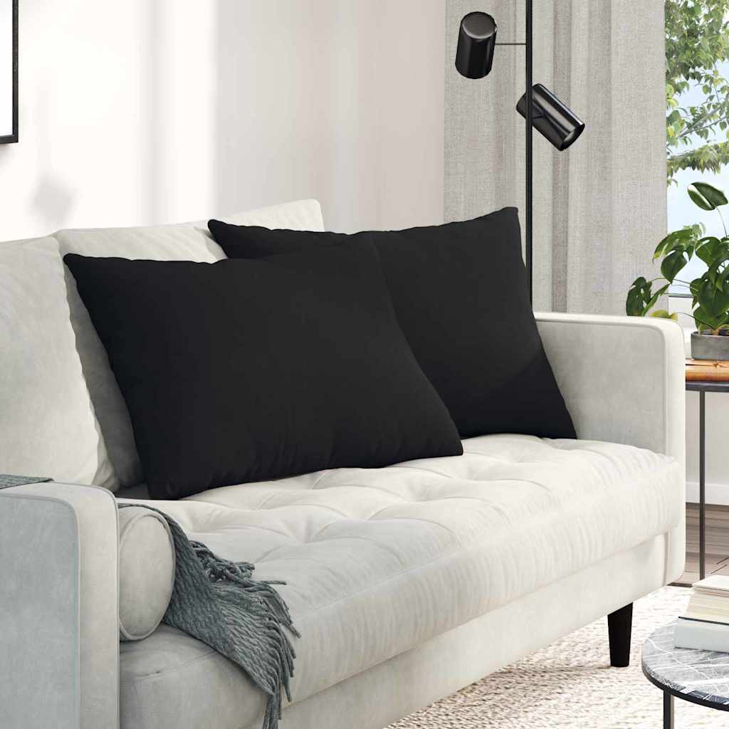 vidaXL Sofa Kussens 2 pcs Taupe 50 x 30 cm Stof