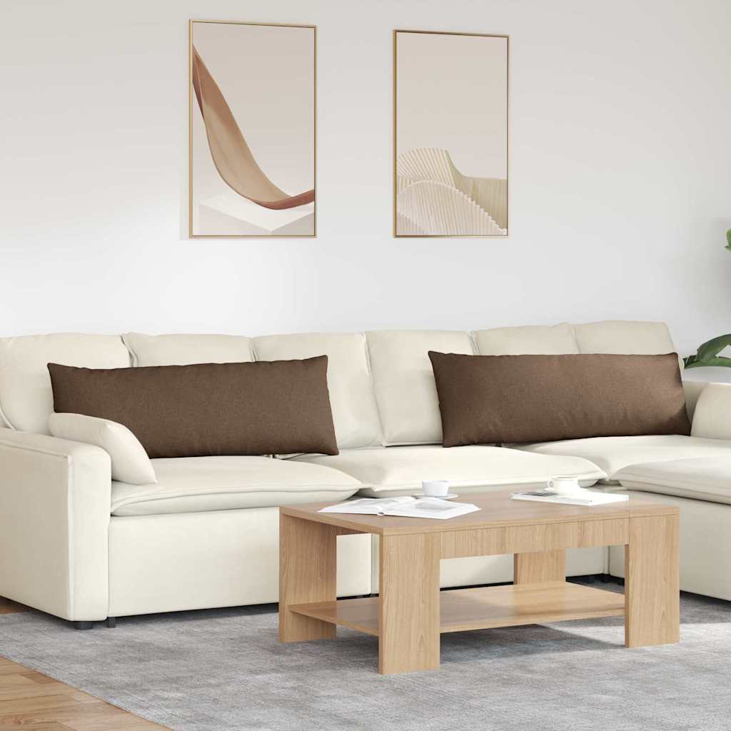 vidaXL Sofa Kussens 2 pcs Lichtgrijs 50 x 30 cm Stof