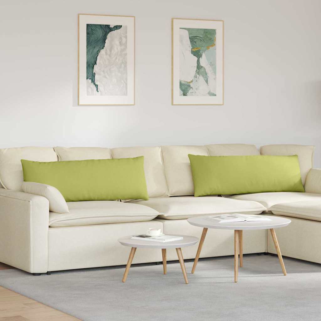 vidaXL Sofa Kussens 2 pcs Lichtgrijs 50 x 30 cm Stof