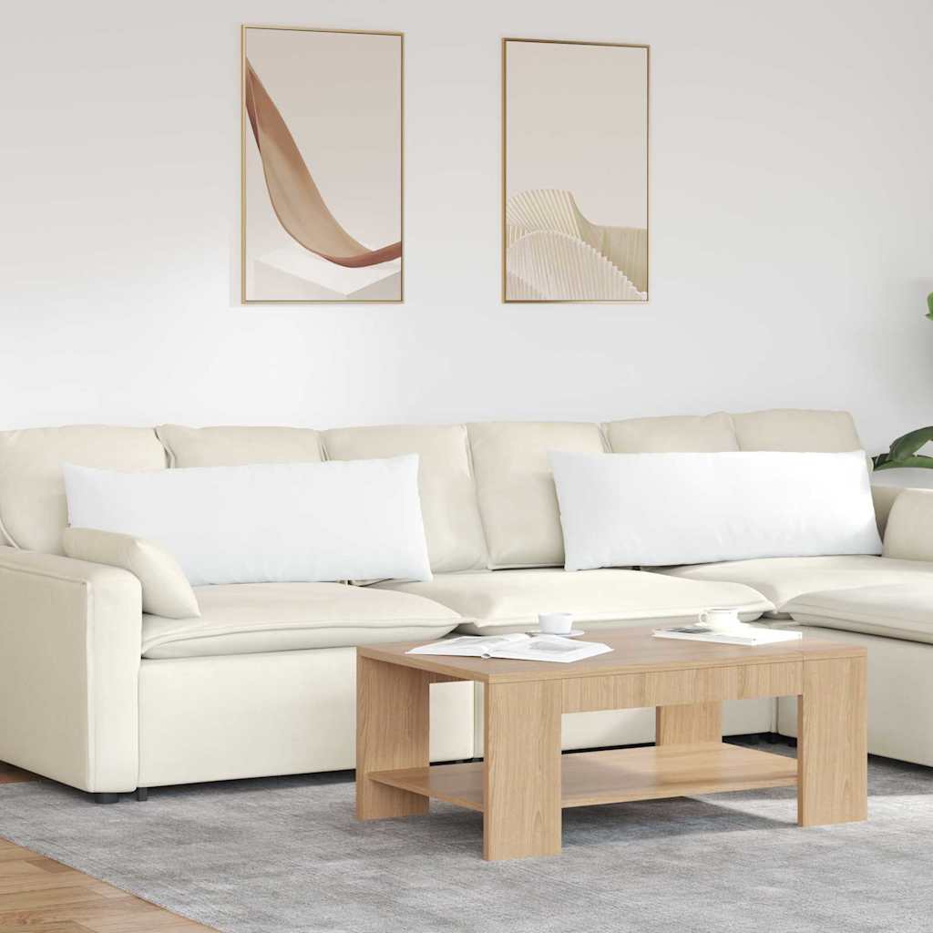 vidaXL Sofa Kussens 2 pcs Lichtgrijs 50 x 30 cm Stof