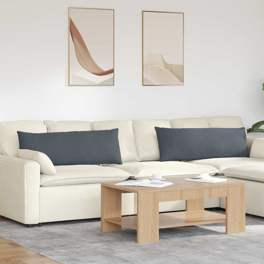 vidaXL Sofa Kussens 2 pcs Blauw 50 x 30 cm Katoen Stof
