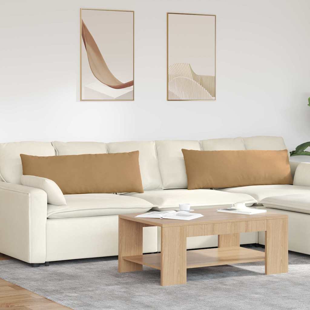 vidaXL Sofa Kussens 2 pcs Blauw 50 x 30 cm Katoen Stof