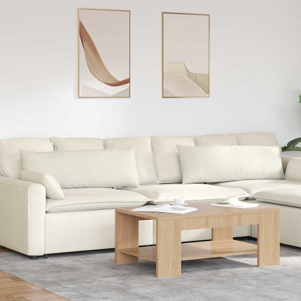 vidaXL Sofa Kussens 2 pcs Blauw 50 x 30 cm Katoen Stof