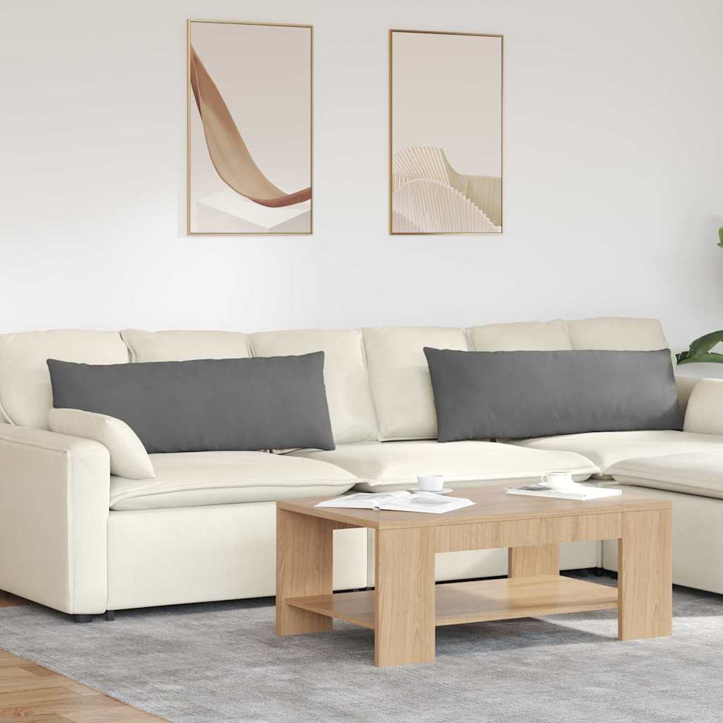 vidaXL Sofa Kussens 2 pcs Taupe 50 x 30 cm Stof