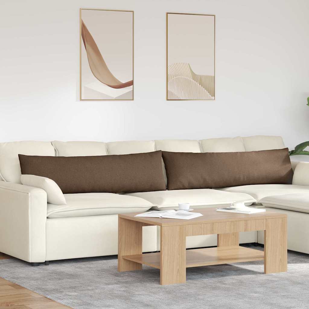 vidaXL Sofa Kussens 2 pcs Lichtgrijs 50 x 30 cm Stof