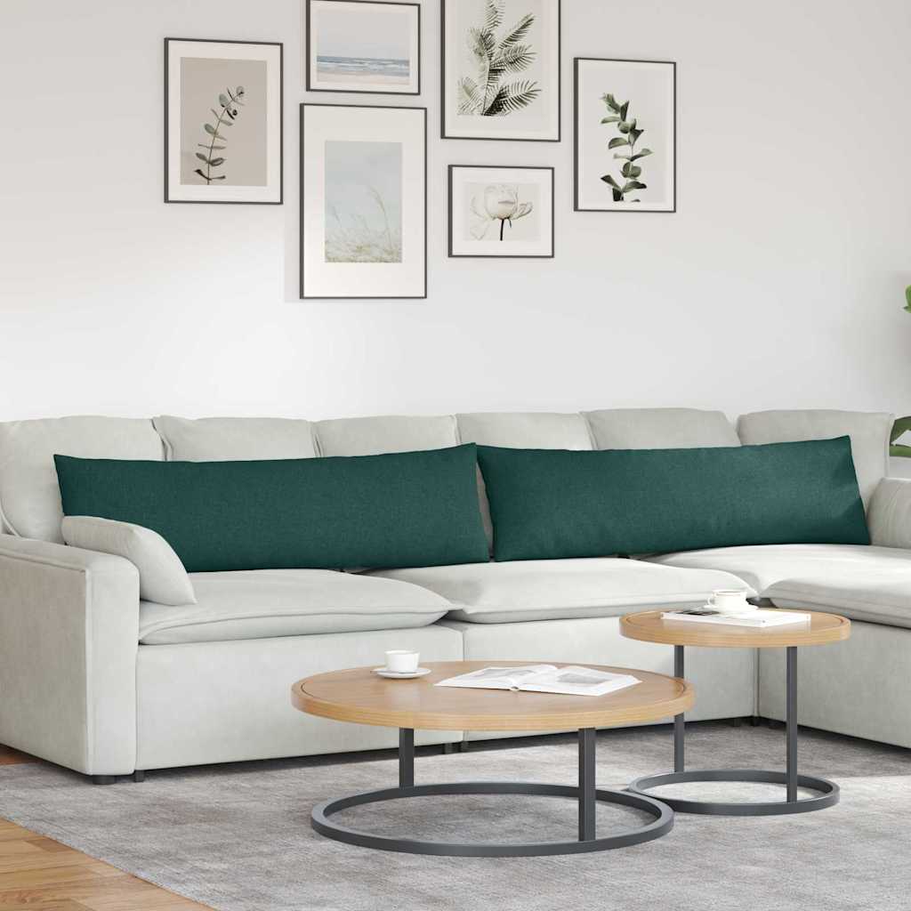 vidaXL Sofa Kussens 2 pcs Lichtgrijs 50 x 30 cm Stof