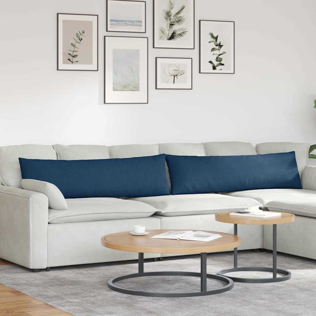 vidaXL Sofa Kussens 2 pcs Lichtgrijs 50 x 30 cm Stof