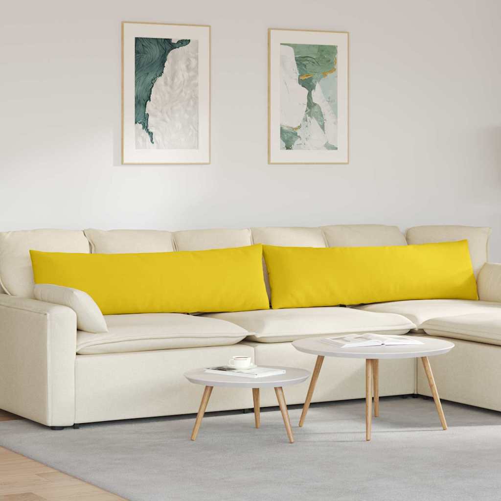 vidaXL Sofa Kussens 2 pcs Lichtgrijs 50 x 30 cm Stof