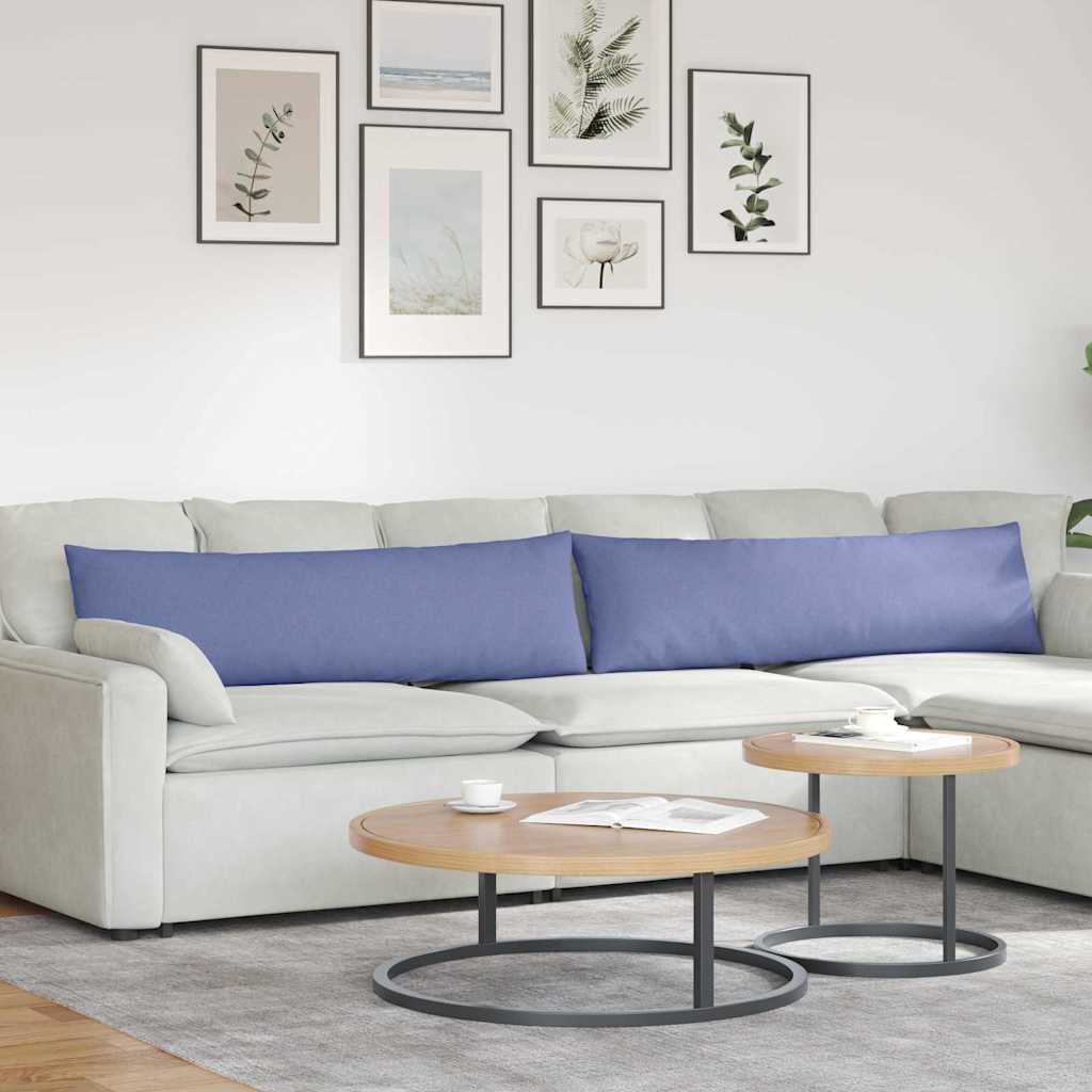 vidaXL Sofa Kussens 2 pcs Lichtgrijs 50 x 30 cm Stof