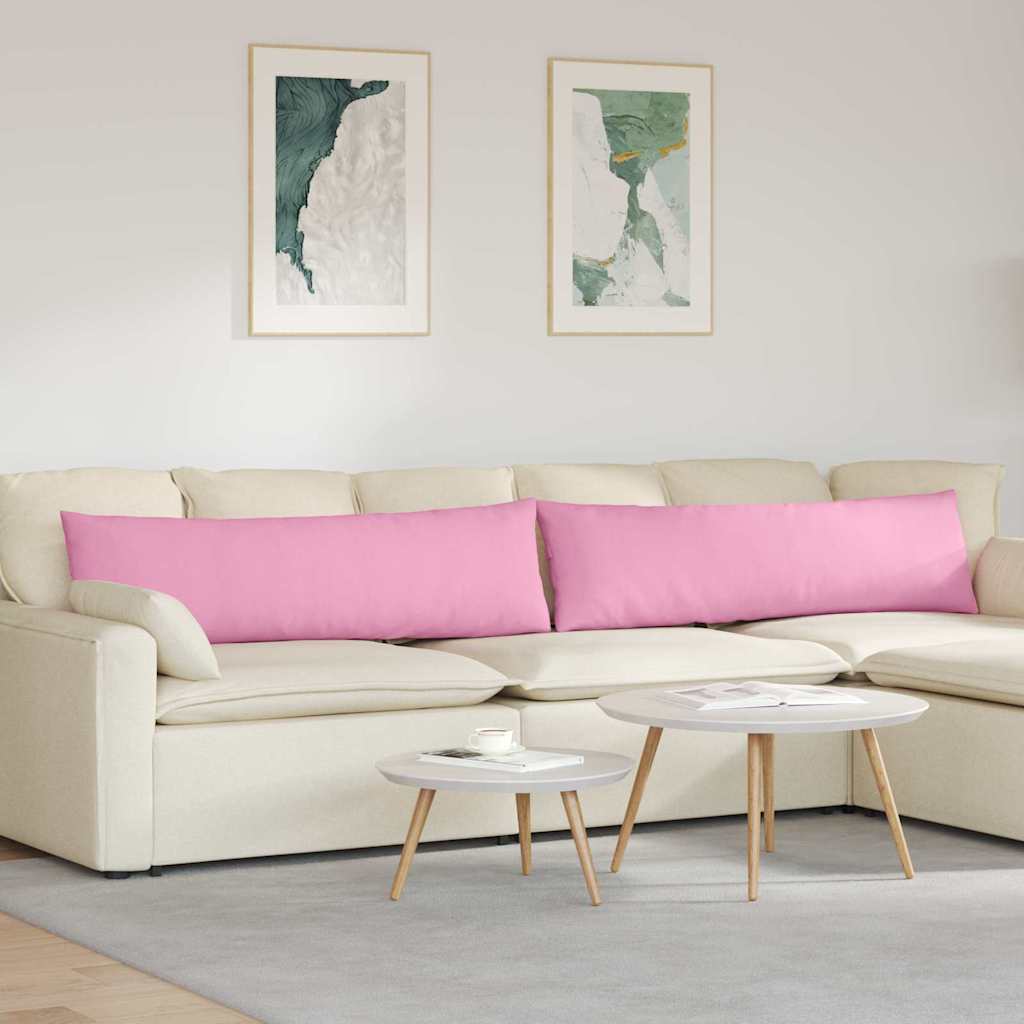 vidaXL Sofa Kussens 2 pcs Lichtgrijs 50 x 30 cm Stof