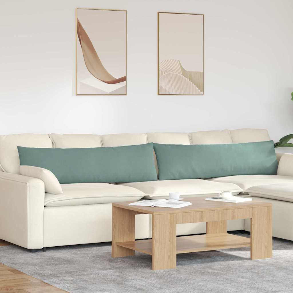vidaXL Sofa Kussens 2 pcs Blauw 50 x 30 cm Katoen Stof