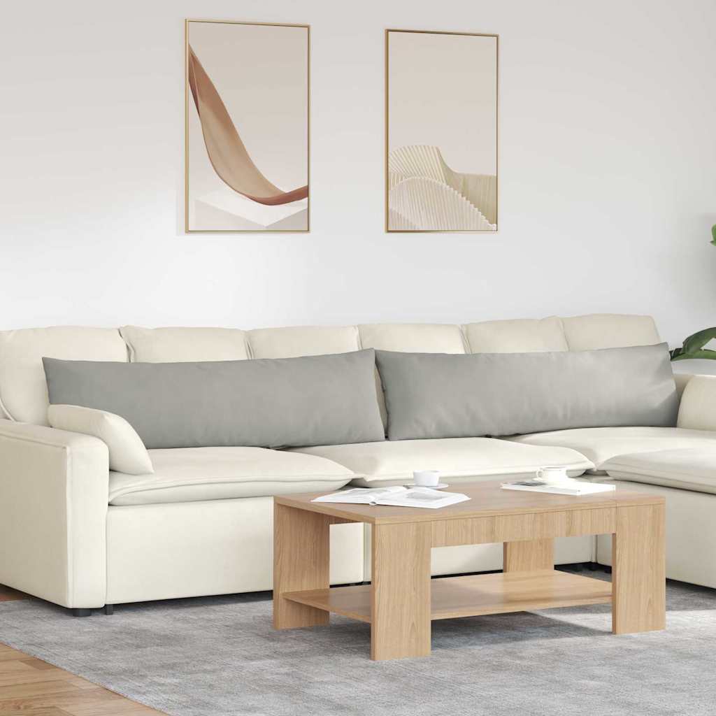 vidaXL Sofa Kussens 2 pcs Taupe 50 x 30 cm Stof