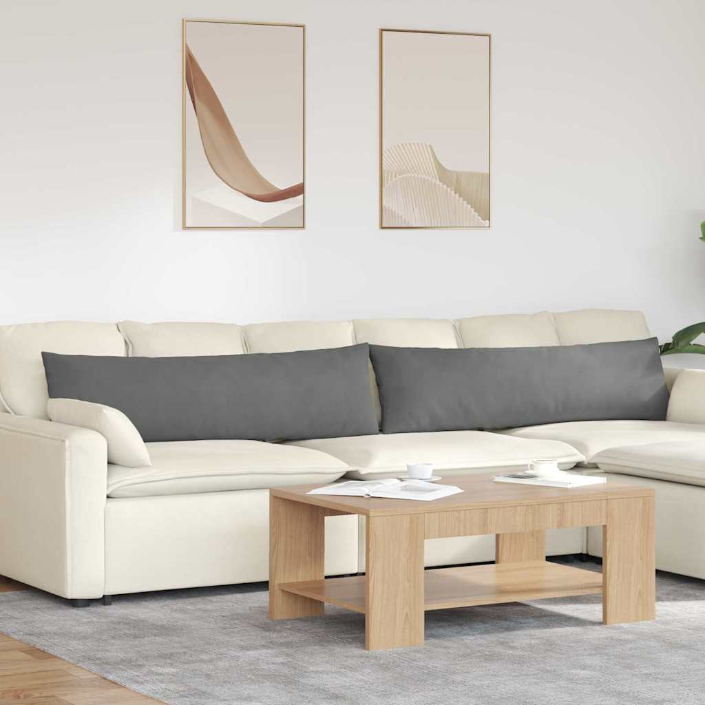 vidaXL Sofa Kussens 2 pcs Taupe 50 x 30 cm Stof