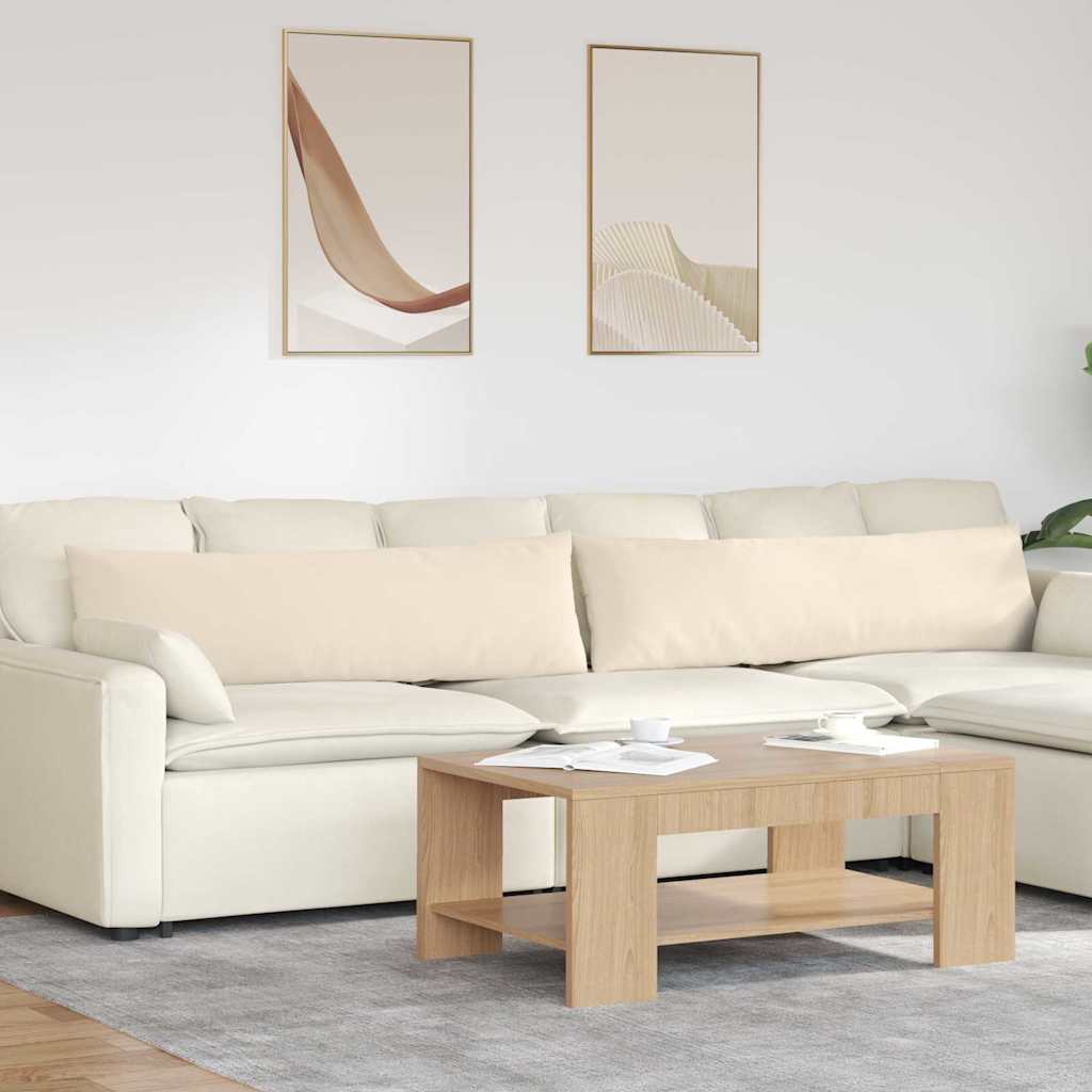 vidaXL Sofa Kussens 2 pcs Taupe 50 x 30 cm Stof