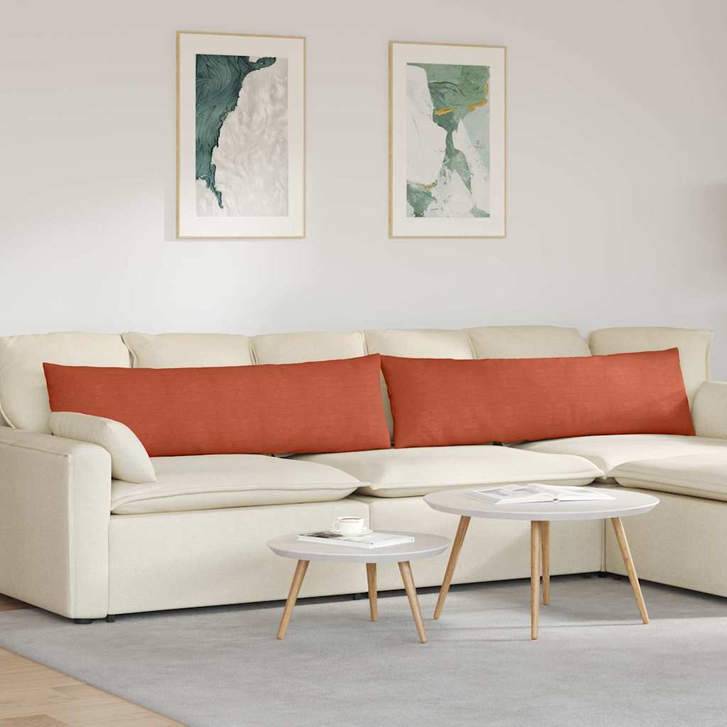 vidaXL Sofa Kussens 2 pcs Lichtgrijs 50 x 30 cm Katoen Stof