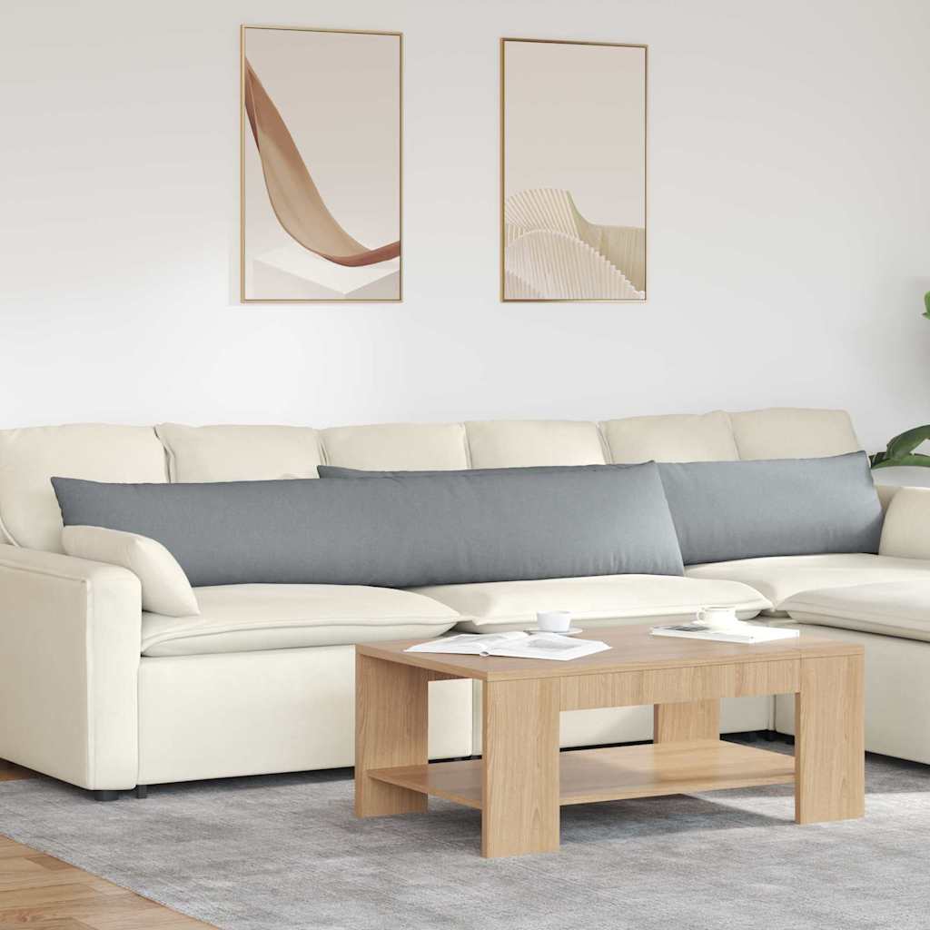 vidaXL Sofa Kussens 2 pcs Lichtgrijs 50 x 30 cm Stof
