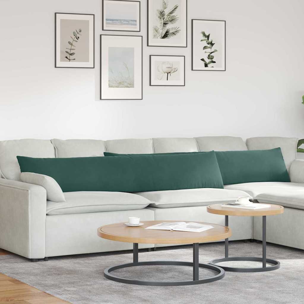 vidaXL Sofa Kussens 2 pcs Blauw 50 x 30 cm Katoen Stof