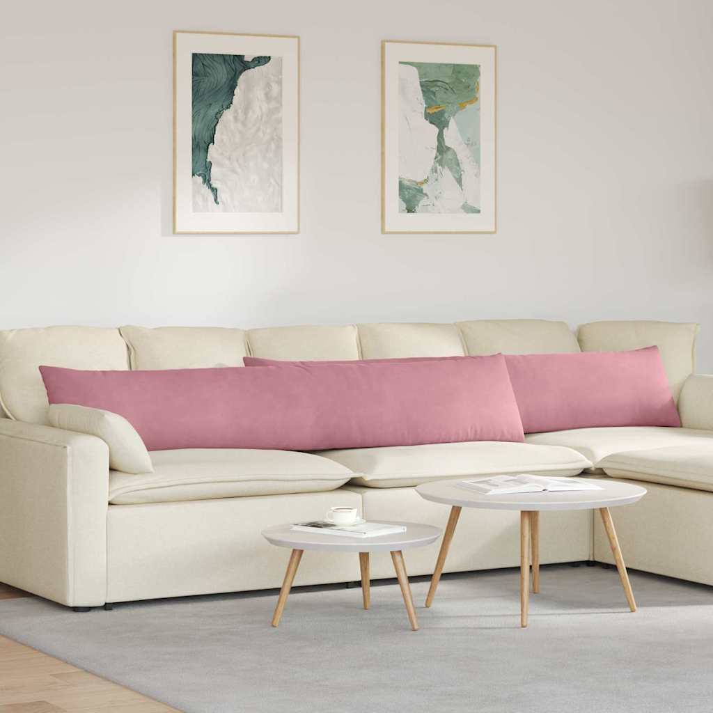vidaXL Sofa Kussens 2 pcs Blauw 50 x 30 cm Katoen Stof