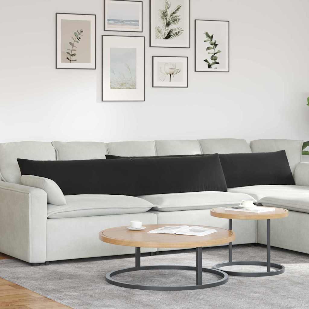 vidaXL Sofa Kussens 2 pcs Blauw 50 x 30 cm Katoen Stof