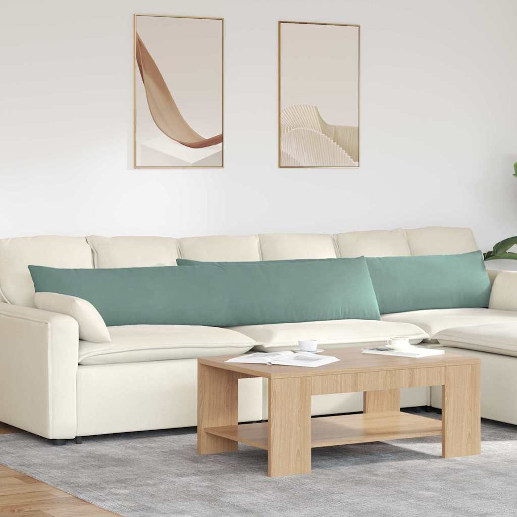 vidaXL Sofa Kussens 2 pcs Blauw 50 x 30 cm Katoen Stof