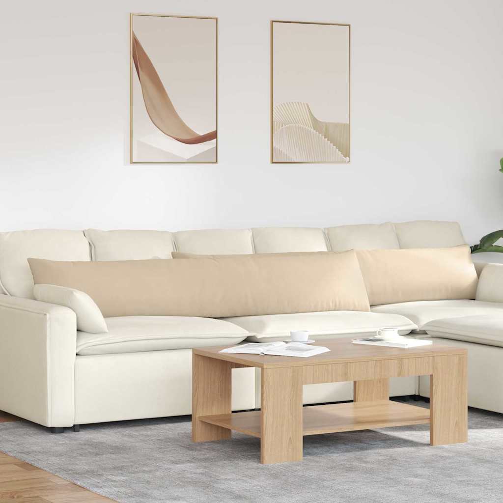 vidaXL Sofa Kussens 2 pcs Taupe 50 x 30 cm Stof