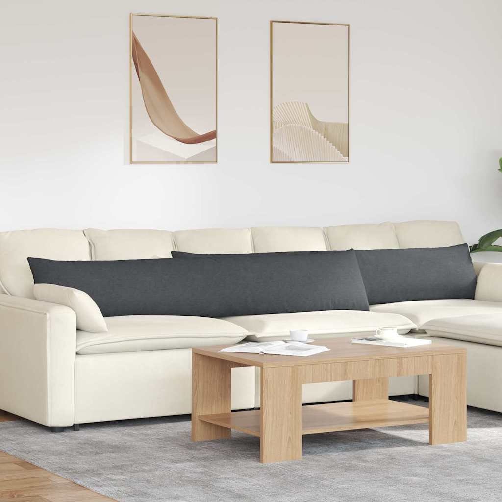 vidaXL Sofa Kussens 2 pcs Lichtgrijs 50 x 30 cm Katoen Stof