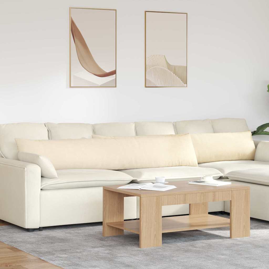 vidaXL Sofa Kussens 2 pcs Lichtgrijs 50 x 30 cm Katoen Stof