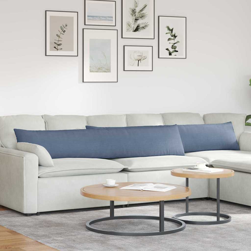 vidaXL Sofa Kussens 2 pcs Lichtgrijs 50 x 30 cm Katoen Stof