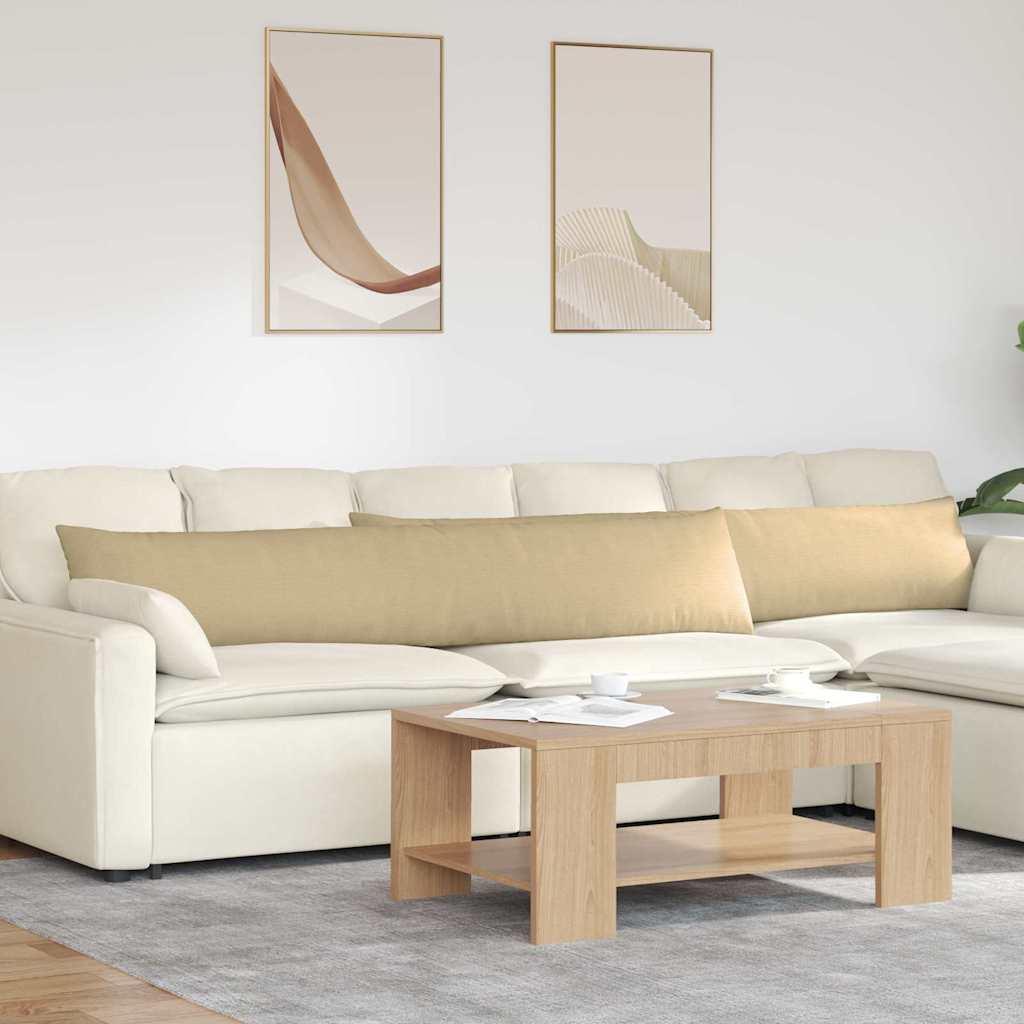 vidaXL Sofa Kussens 2 pcs Lichtgrijs 50 x 30 cm Katoen Stof