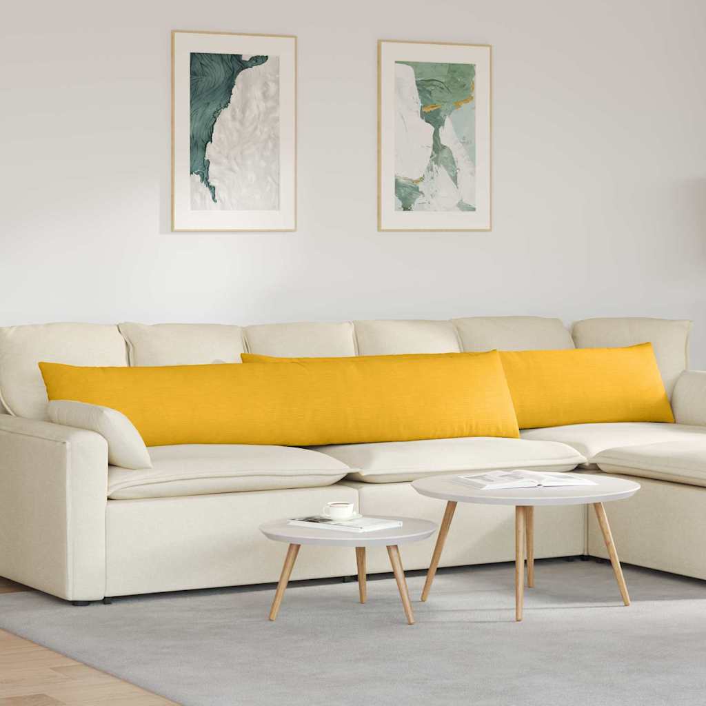 vidaXL Sofa Kussens 2 pcs Lichtgrijs 50 x 30 cm Katoen Stof