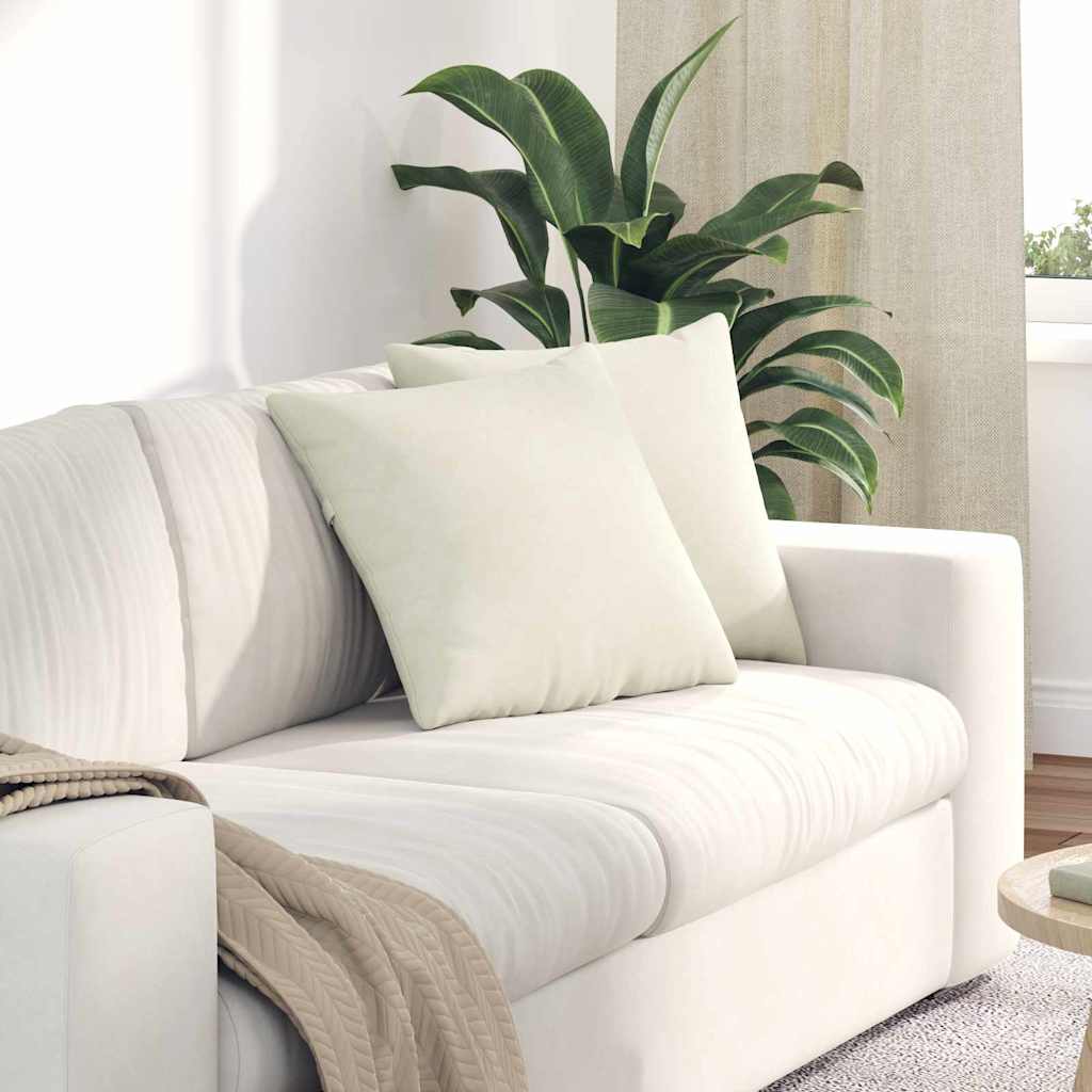 vidaXL Sofa Kussens 2 pcs Blauw 50 x 30 cm Katoen Stof