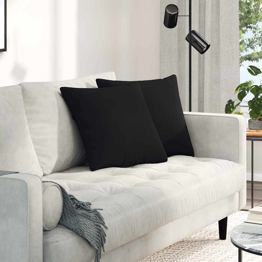 vidaXL Sofa Kussens 2 pcs Taupe 50 x 30 cm Stof