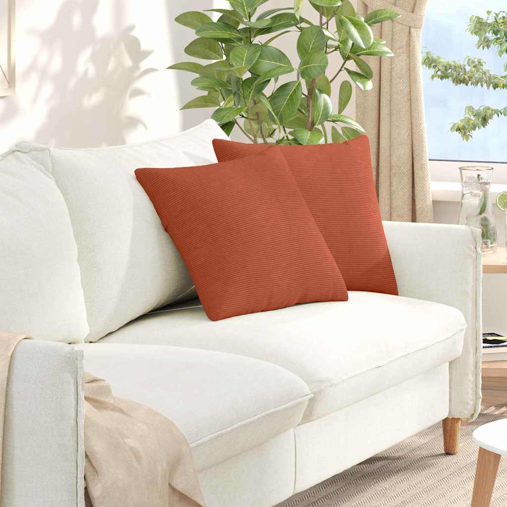 vidaXL Sofa Kussens 2 pcs Lichtgrijs 50 x 30 cm Katoen Stof