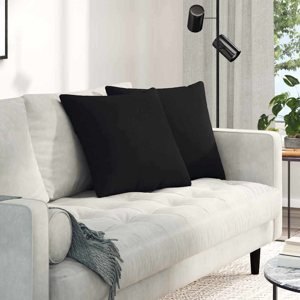vidaXL Sofa Kussens 2 pcs Taupe 50 x 30 cm Stof