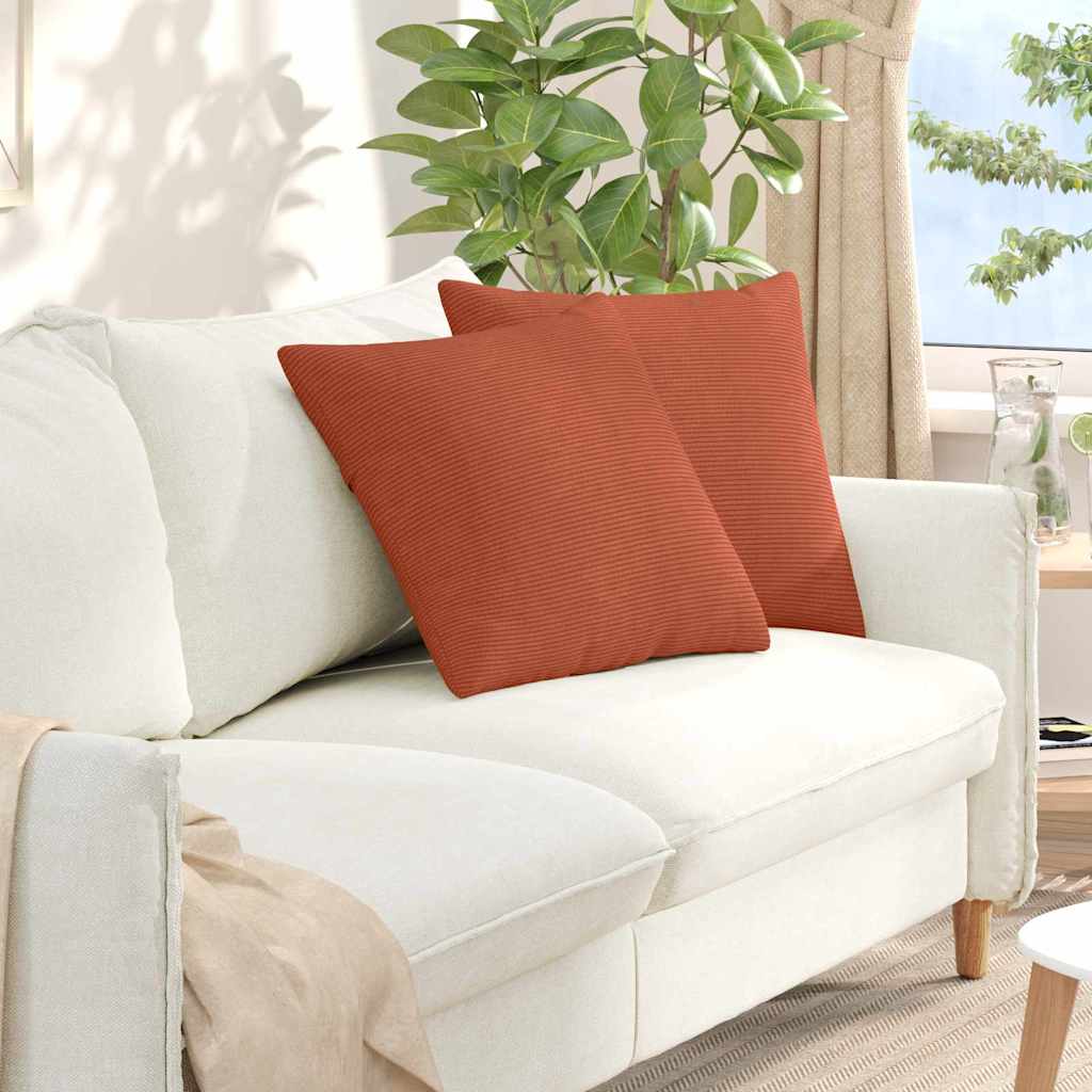 vidaXL Sofa Kussens 2 pcs Lichtgrijs 50 x 30 cm Katoen Stof