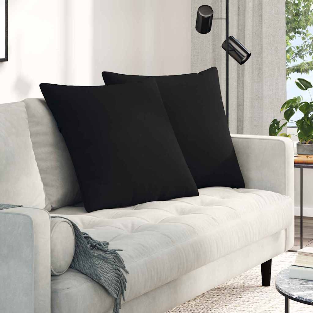 vidaXL Sofa Kussens 2 pcs Taupe 50 x 30 cm Stof
