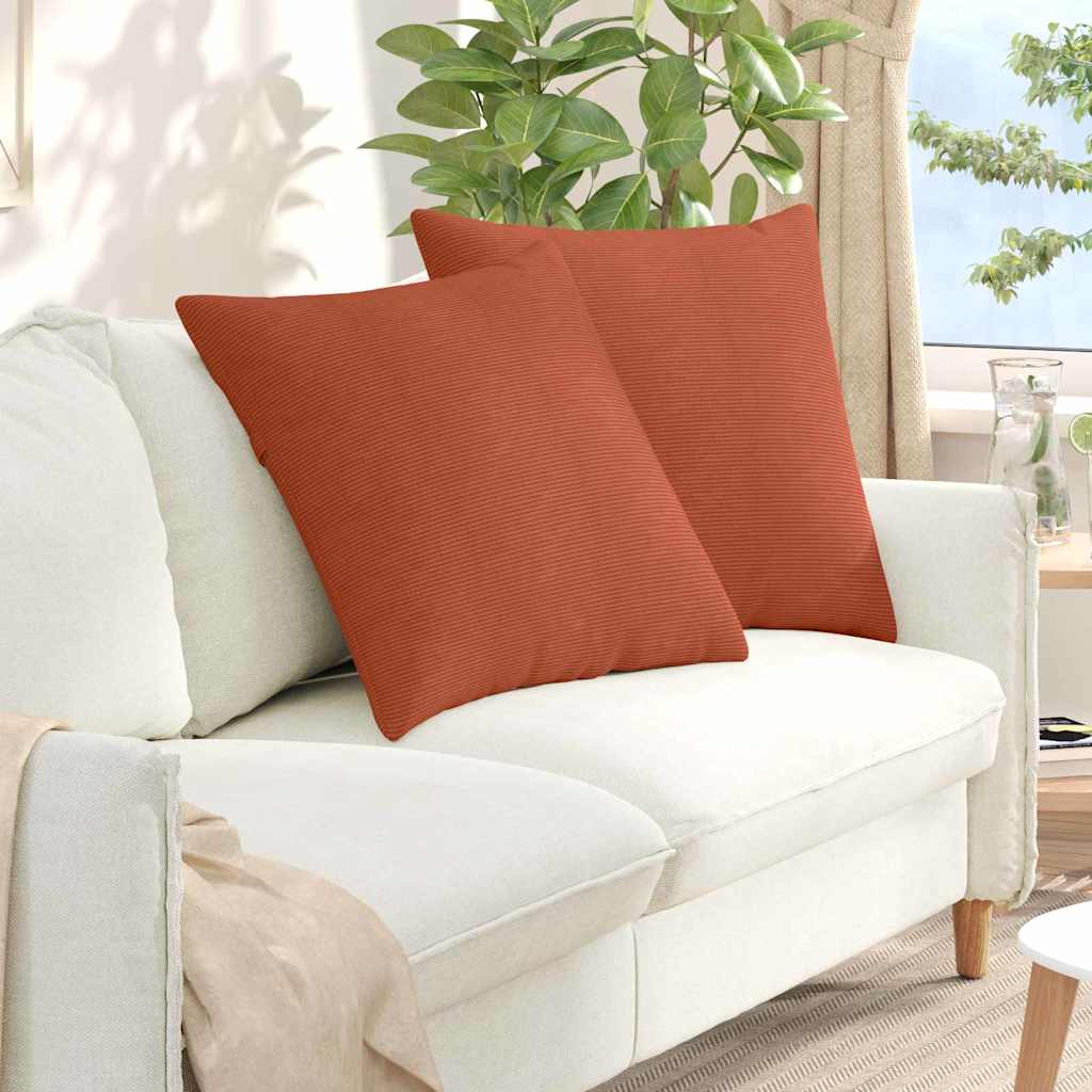 vidaXL Sofa Kussens 2 pcs Lichtgrijs 50 x 30 cm Katoen Stof
