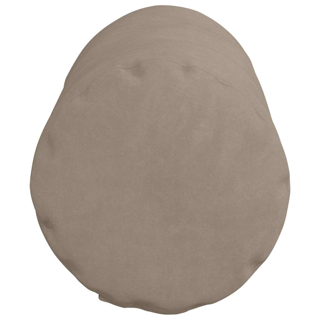 vidaXL Bolster Kussens 2 pcs Taupe Ø 15 x 40 cm Microvezel Stof