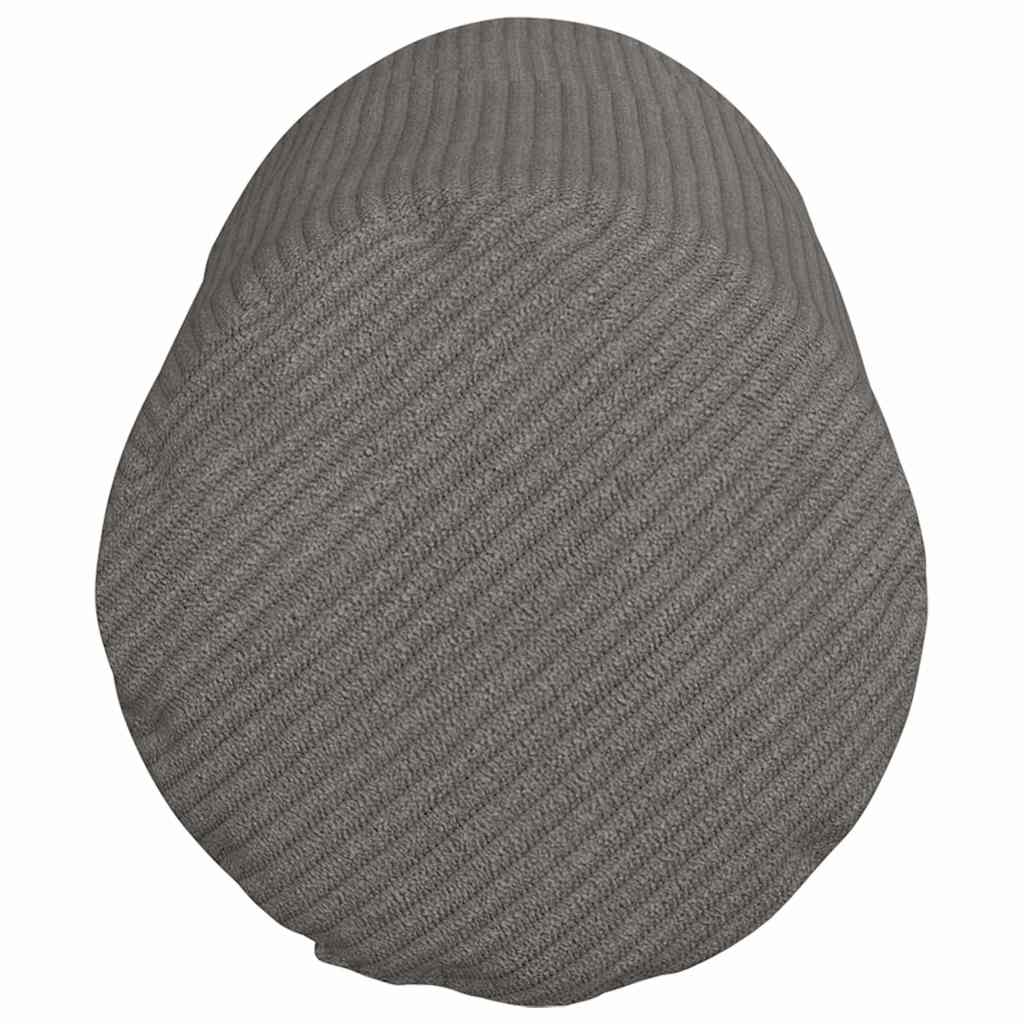 vidaXL Bolster Kussens 2 pcs Donkergrijs Ø 15 x 40 cm Katoen Stof