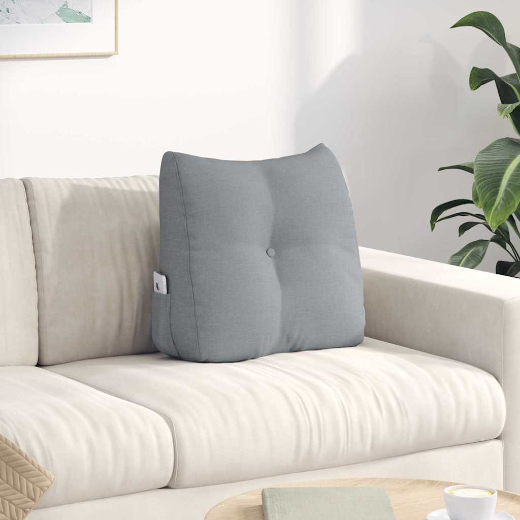 vidaXL Rugkussen Wijnrood 45 x 24 x 50 cm Stof