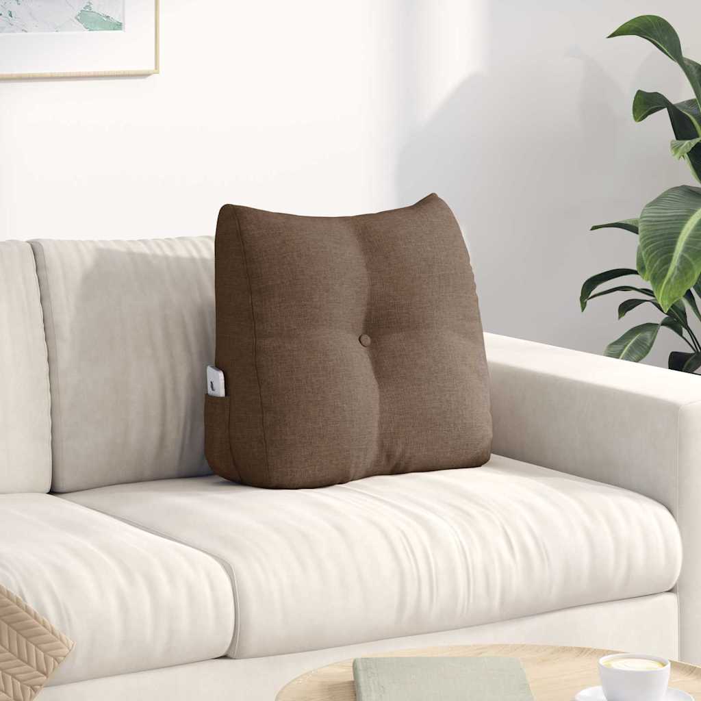 vidaXL Rugkussen Wijnrood 45 x 24 x 50 cm Stof