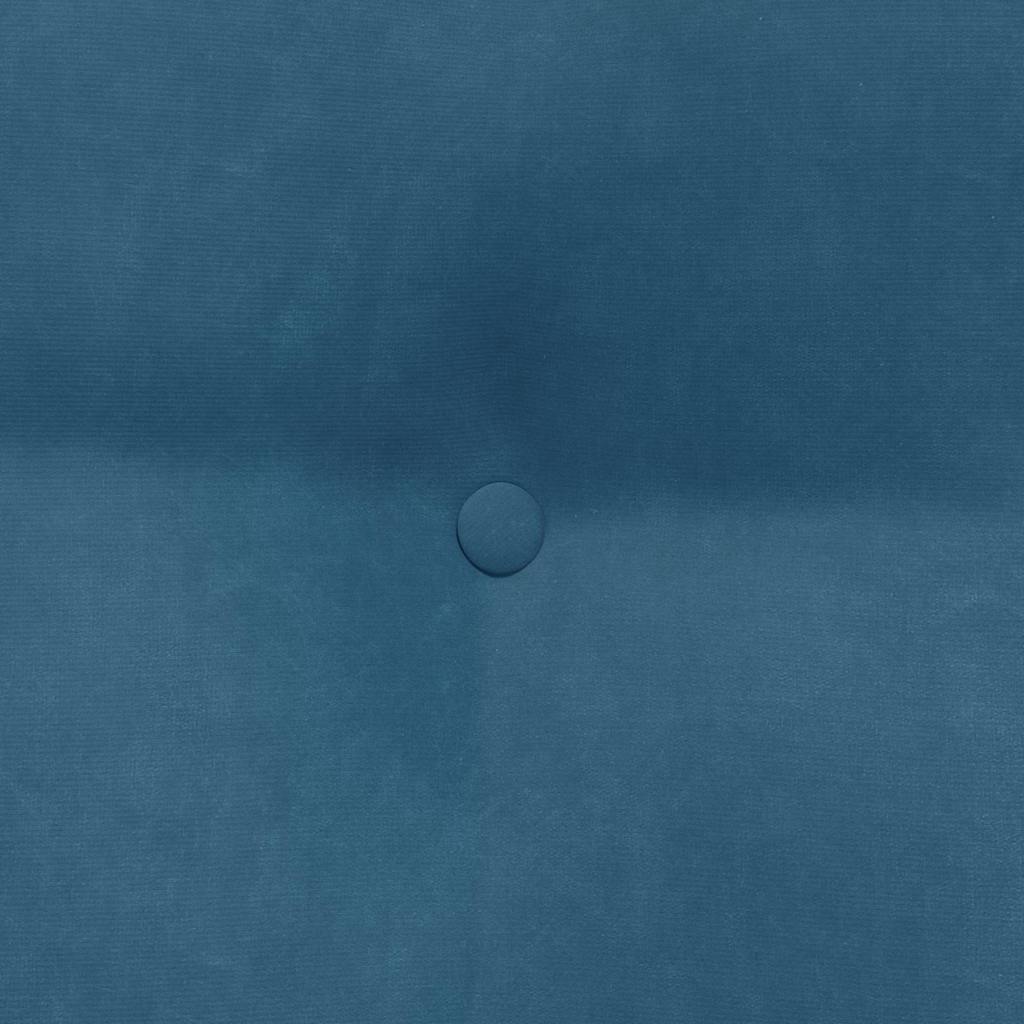 vidaXL Rugkussen Blauw 45 x 24 x 50 cm Fluweel