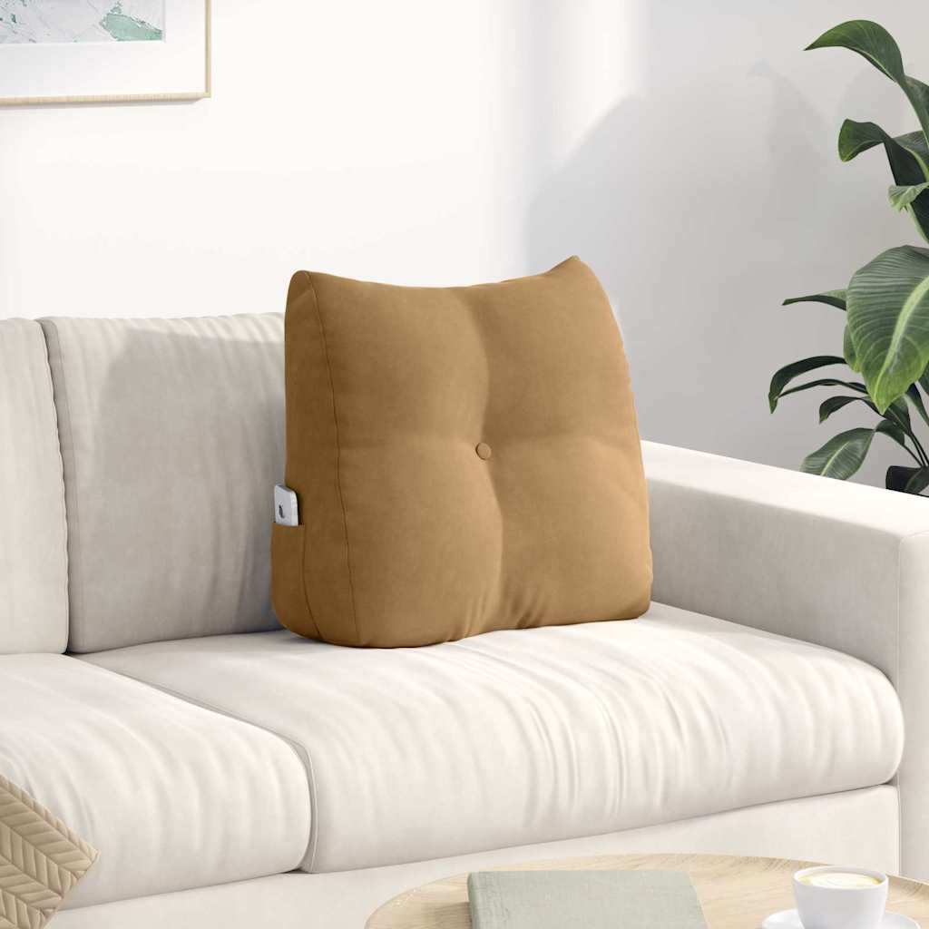 vidaXL Rugkussen Blauw 45 x 24 x 50 cm Fluweel