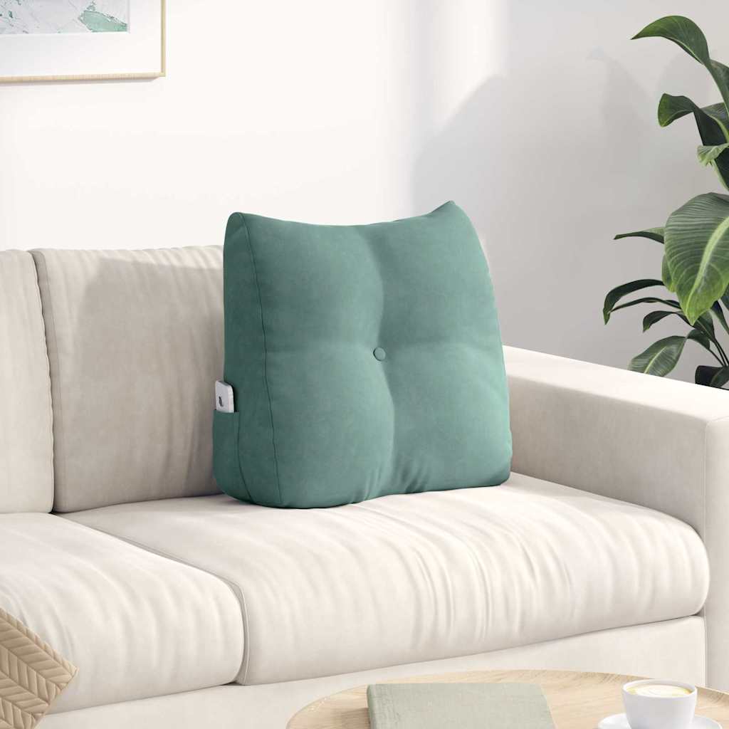 vidaXL Rugkussen Blauw 45 x 24 x 50 cm Fluweel