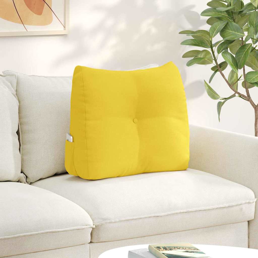 vidaXL Rugkussen Wijnrood 45 x 24 x 50 cm Stof