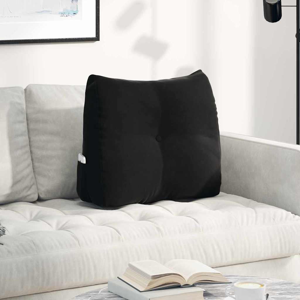 vidaXL Rugkussen Blauw 45 x 24 x 50 cm Fluweel