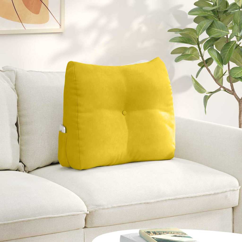 vidaXL Rugkussen Blauw 45 x 24 x 50 cm Fluweel