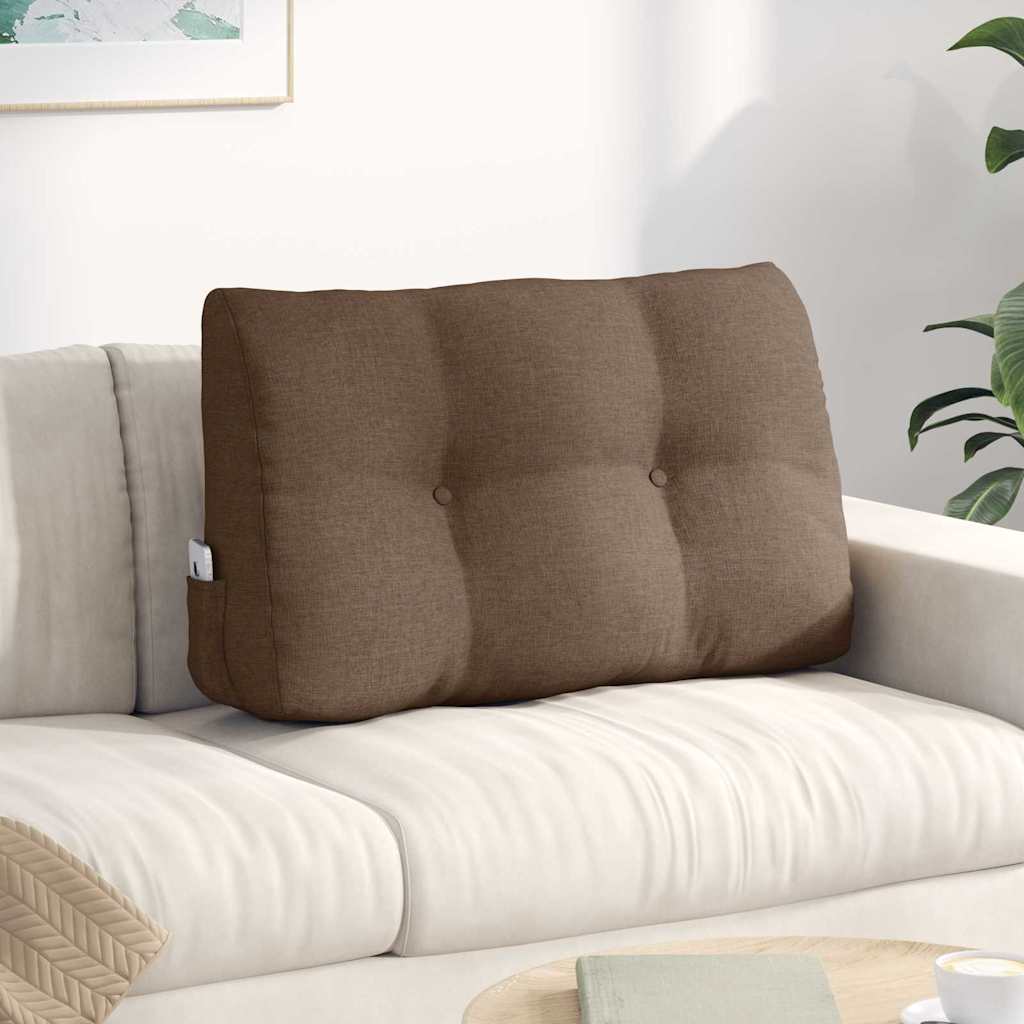 vidaXL Rugkussen Wijnrood 45 x 24 x 50 cm Stof