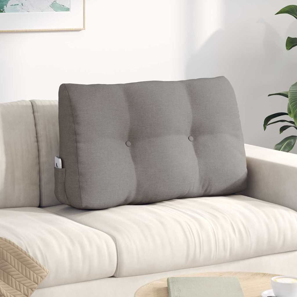 vidaXL Rugkussen Wijnrood 45 x 24 x 50 cm Stof
