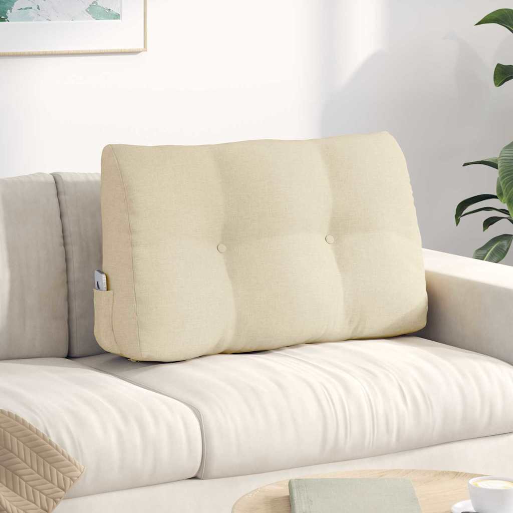 vidaXL Rugkussen Wijnrood 45 x 24 x 50 cm Stof